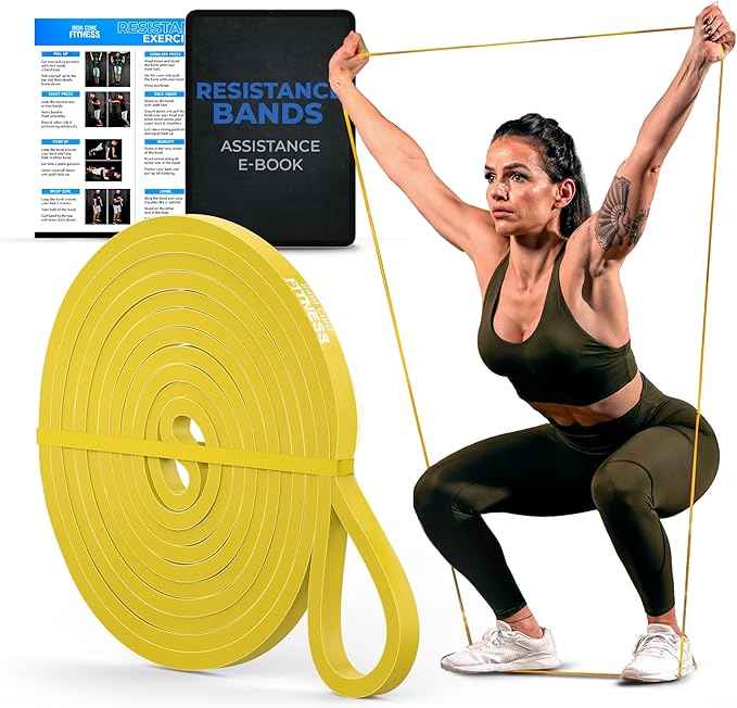 Pull Up Assistance Resistance Bands - Long Loop Power Bands for Men and Women - Strength Power
