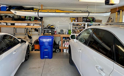 Tie Boss Kayak Hanger, Cargo Ceiling Storage, Overhead Storage, Watercraft Garage Storage, Hoist