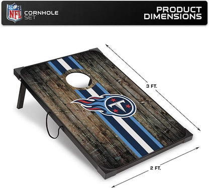 Wild Sports NFL 2' x 3' MDF Deluxe Cornhole Set - with Corners and Aprons