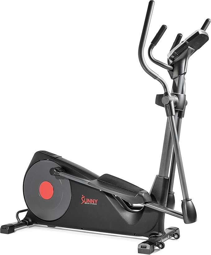 Sunny Health & Fitness Full Body Workout Elliptical Trainer with Digital Performance Monitor, Low