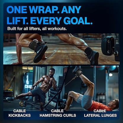 Modvel Gym Ankle Strap for Cable Machines ??Glute & Leg Kickback Ankle Straps for Gym Workouts