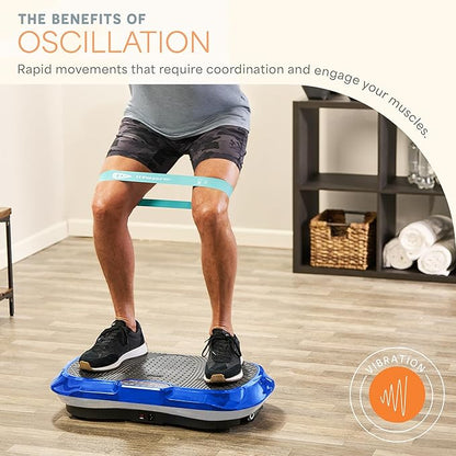Lifepro Waver Vibration Plate Exercise Machine for Lymphatic Drainage, Muscle Activation, Full-Body