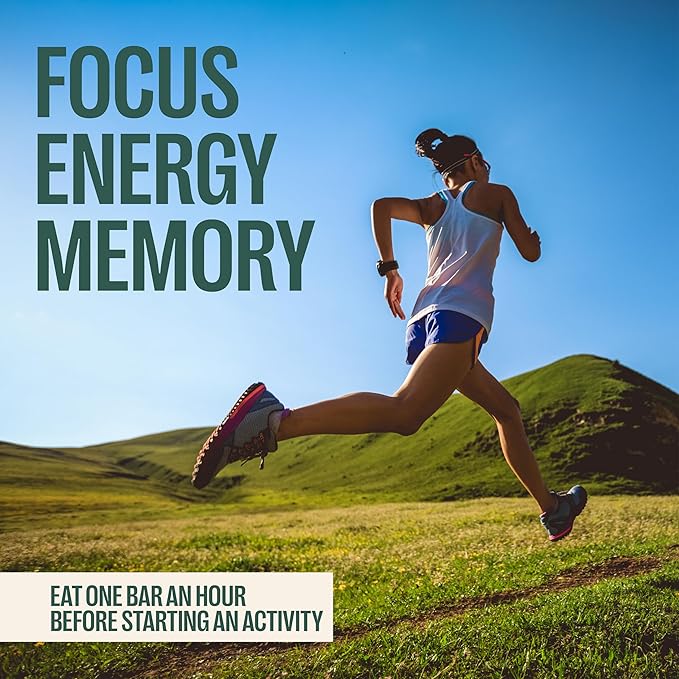 ORLO BRAIN PERFORMANCE BAR ??Vegan Protein Bars for Brain & Energy Support ??Focus & Memory, Pre &