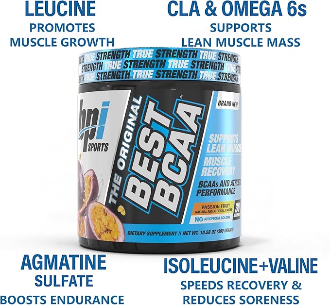 BPI Sports Best BCAA Powder - Muscle Recovery Support - Branched Chain Amino Acids | Building