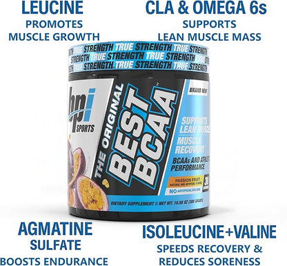 BPI Sports Best BCAA Powder - Muscle Recovery Support - Branched Chain Amino Acids | Building