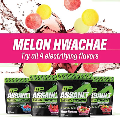 Muscle Pharm Assault Energy & Strength Pre Workout Powder for Men & Women with Beta Alanine