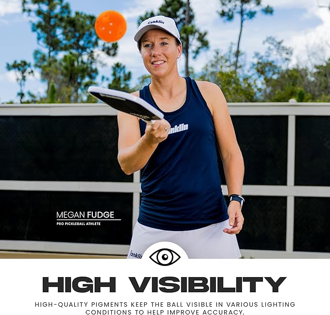 Franklin Sports X-40 Outdoor Pickleballs - Official Ball of USA Pickleball, APP Tour + US Open