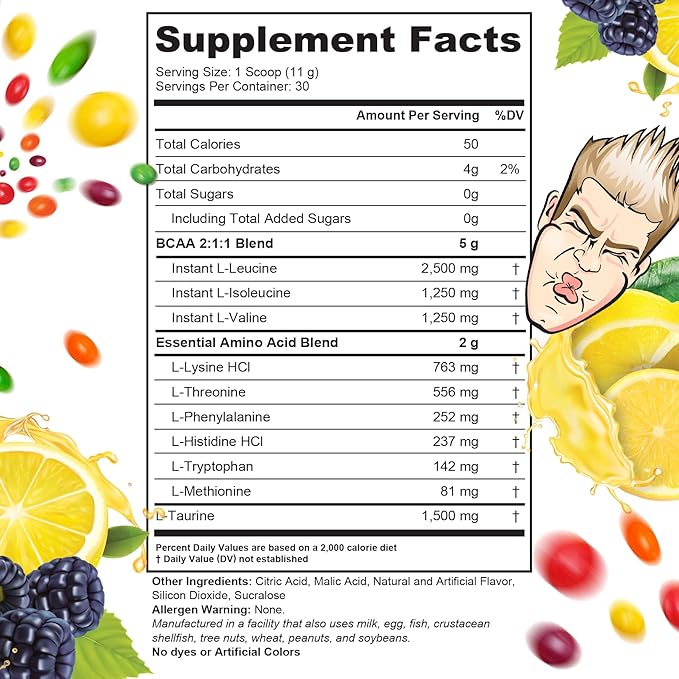 Cutler Nutrition Generate EAA and BCAA Powder: Best Branched Chain Amino Acids Supplement with