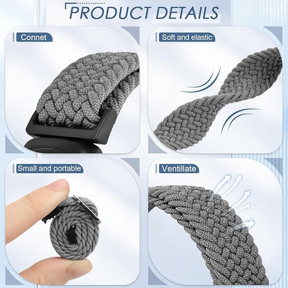 Tiptops Braided Nylon Bands Compatible with Fitbit Inspire 3/Inspire 2/Inspire/Inspire HR/Ace 2/Ace
