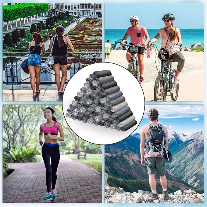 Honoson Cooling Towel Bulk - Neck & Face Cool Chilly Towels Microfiber Breathable Sport Sweat Rag