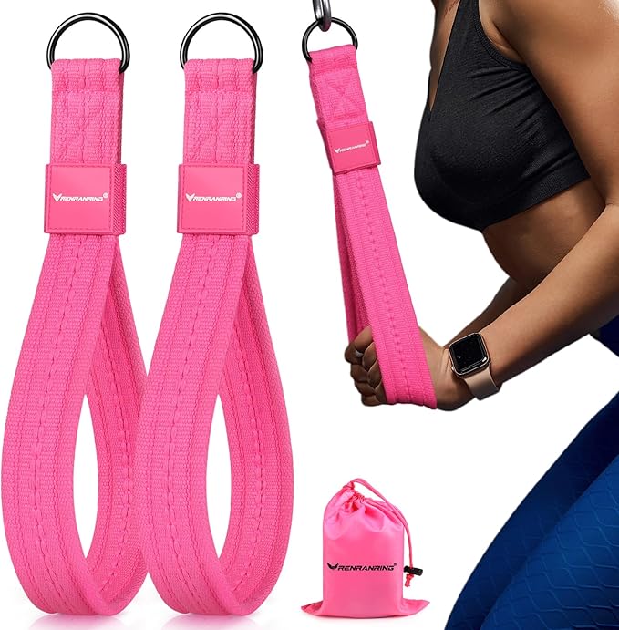 Tricep Rope Cable Attachment Handles for Gym, 13inch Exercise Handles, Tricep Pull Down Attachments