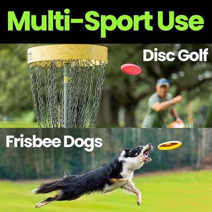 The Original Disc Golf Cleaning Tool with Microfiber & Turf | Flying Disc Golf Towel Accessories &