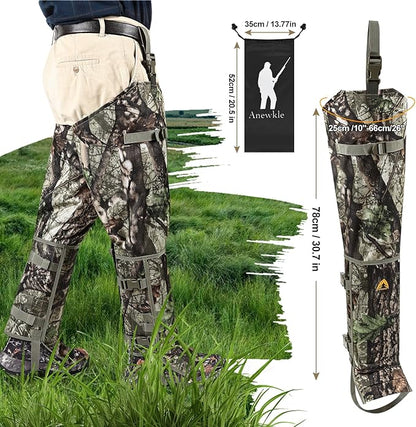 Snake Guard Chaps Waterproof Snake Chaps for Hunting Snake Bite Protection Gear Adjustable Size