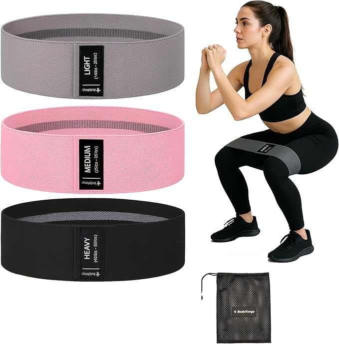 BodyForge Resistance Bands, Exercise Bands, Resistance Bands for Working Out, Work Out Bands with