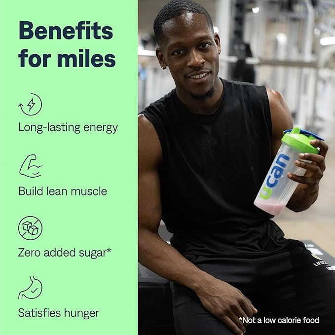 UCAN Energy + Whey Protein Powder - 19g Per Serving with Amino Acids EAAs & BCCAs - Keto, No Added