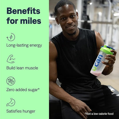 UCAN Energy + Whey Protein Powder - 19g Per Serving with Amino Acids EAAs & BCCAs - Keto, No Added