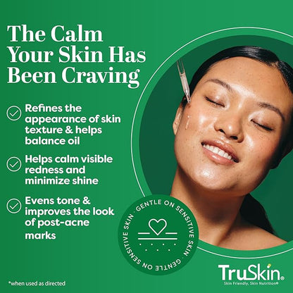TruSkin Tea Tree Oil Acne Treatment for Face – Acne Serum – Improve the Appearance of Pores, Skin