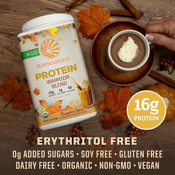 Sunwarrior Vegan Protein Powder Plant-Based USDA Organic Protein BCAA Amino Acids Hemp Seed Keto