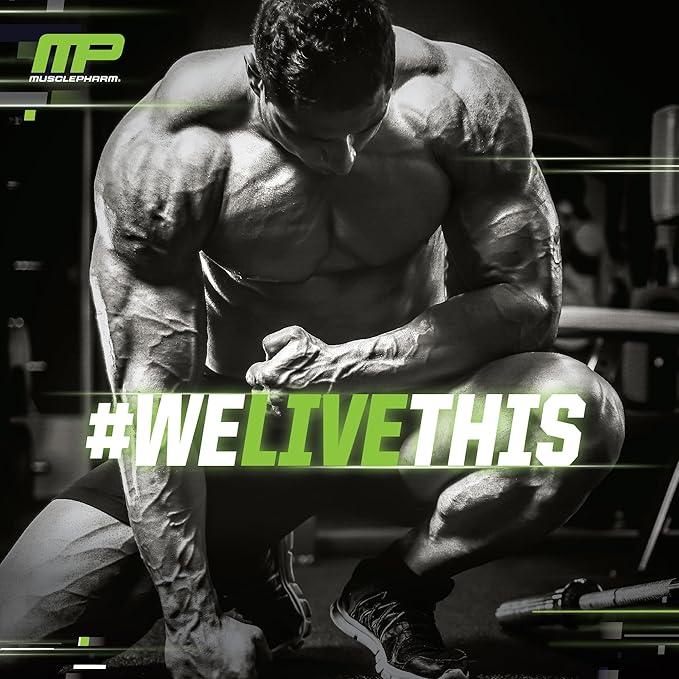 MusclePharm Combat 100% Whey Protein Powder, Cappuccino Flavor, Fast Recovery & Muscle Gain with