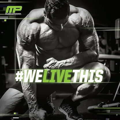 MusclePharm Combat 100% Whey Protein Powder, Strawberry Cream Flavor, Fast Recovery & Muscle Gain