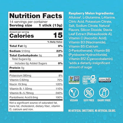 Liquid I.V.® Hydration Multiplier Sugar-Free - Raspberry Melon | Electrolyte Powder Drink Mix | 1