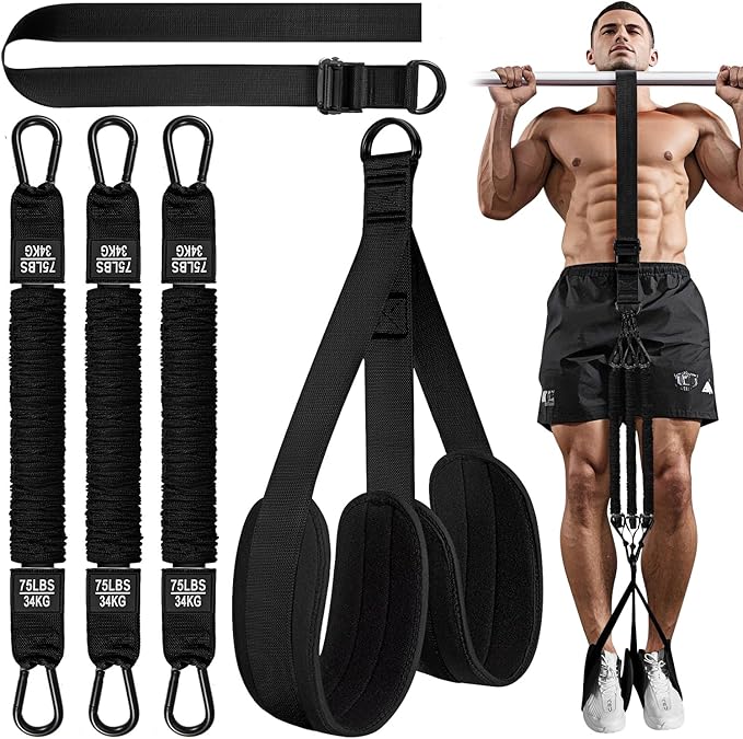 HPYGN Pull Up Assistance Bands, Heavy Duty Resistance Band for Pull Up Bar, Adjustable Weight/Size