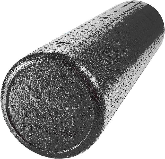 High-Density Round Foam Rollers - 4 Size and 8 Color Options - Massage Rollers for Stretching, Deep