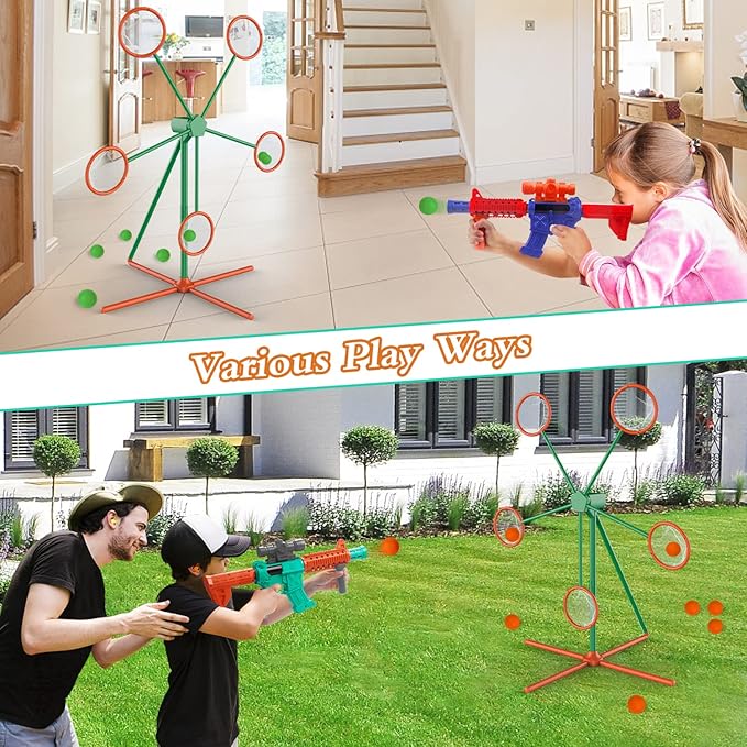Shooting Games Toys for Age 5 6 7 8 9 10+ Year Old Boys, Kids Toy Sports & Outdoor Game with Moving
