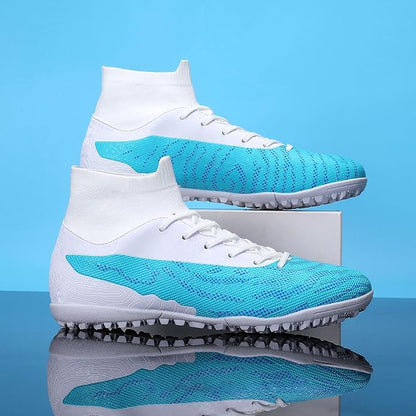 Soccer Cleats for Mens Womens Football Shoes Turf Soccer Shoes Indoor/Outdoor High-top Football