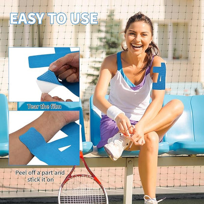 20PCS Kinesiology Tape for Shoulder, Shoulder Tape for Pain Relief Precut,Waterproof Breathable