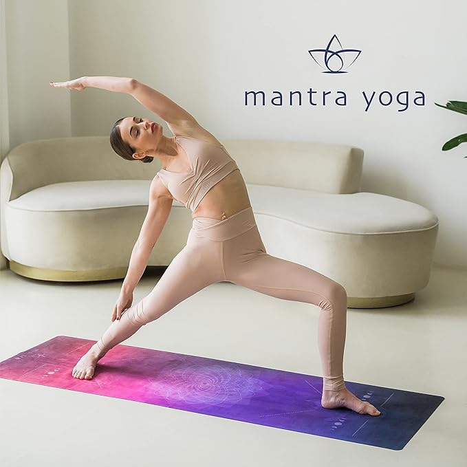 Mantra Yoga Travel PRO 1.5mm - Foldable Fitness & Exercise Mat with Bag | Lightweight, Compact &