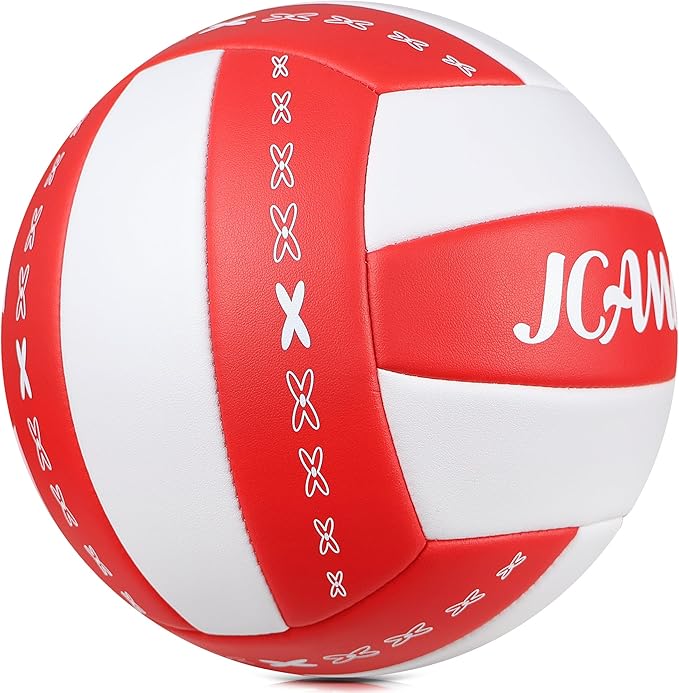 Volleyball Size 5 - Premium PU Leather, Ultra-Durable Soft to The Touch for Youth, Adults, Ideal