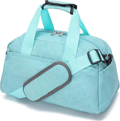 14 inch Small Gym Bag for Women & Men, Mini Duffel Bag for Travel Sports Lightweight Carry On Bag