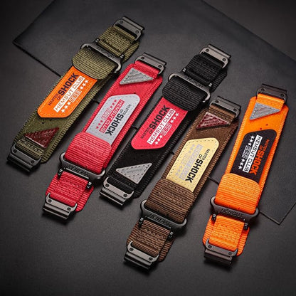 Rugged Nylon Sports Strap With Woven Loop Design, Compatible With Venu 2, 3, Plus, Sq, Sq 2, Music