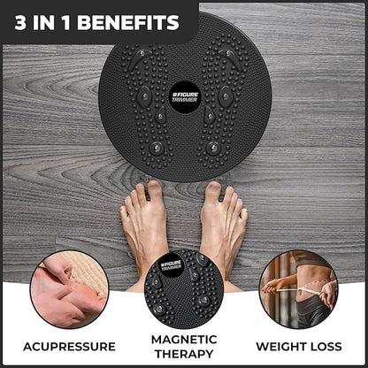 Daiwa Felicity Figure Trimmer Ab Twister Board - Waist Twister Machine for Core & Abs Exercise