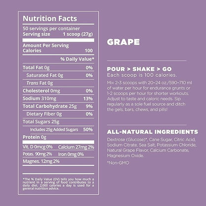 Tailwind Nutrition Endurance Fuel, Carbohydrate & Electrolyte Sports Drink Mix Powder, Gluten-Free