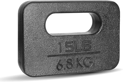 Yes4All Ruck Weight Plate, Cast Iron Rucking Plates with Wide Grip for Swings, Squat, Strength