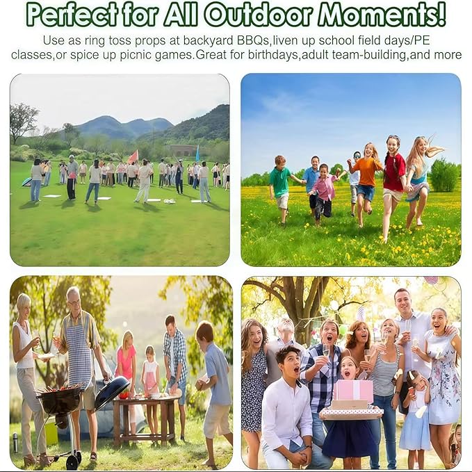 Giant Granny Pants Toss Game Set - Funny Outdoor Party Game with 1 Pair of Giant Pants, 6 Bouncy