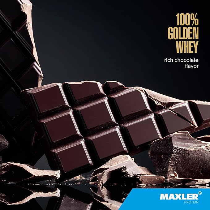 Maxler 100% Golden Whey - 22g of Protein per Serving - High Protein, Low Fat, Low Carb, Complete
