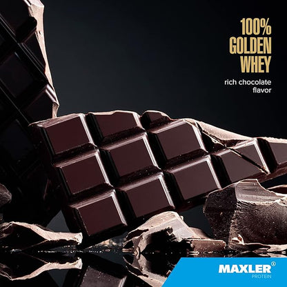 Maxler 100% Golden Whey - 22g of Protein per Serving - High Protein, Low Fat, Low Carb, Complete