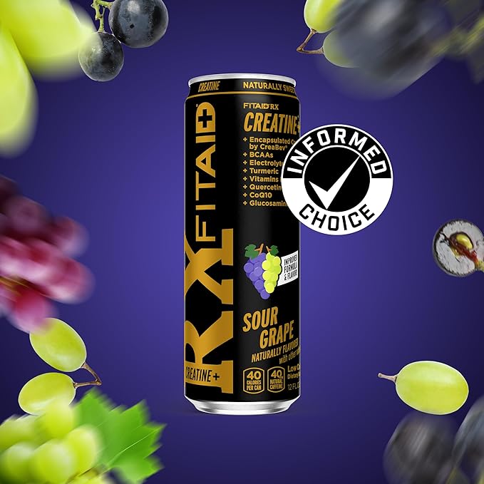 LIFEAID FITAID RX Recovery Blend Plus Creatine, Contains BCAAs, Glucosamine, Turmeric, B-Complex