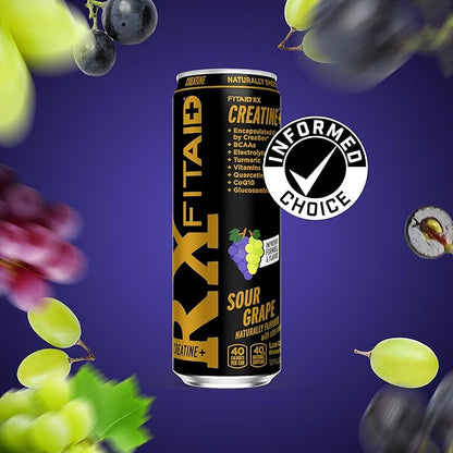 LIFEAID FITAID RX Recovery Blend Plus Creatine, Contains BCAAs, Glucosamine, Turmeric, B-Complex