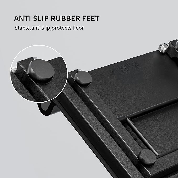 PROIRON Steel Slant Board for Calf Stretching，Calf Stretcher Slant Board for Squats 5 Adjustable