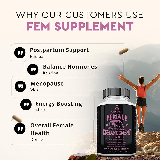 Beef Organ Supplement for Women ??Supports Hormone Balance, Energy & Wellness ??Grass Fed, Pasture