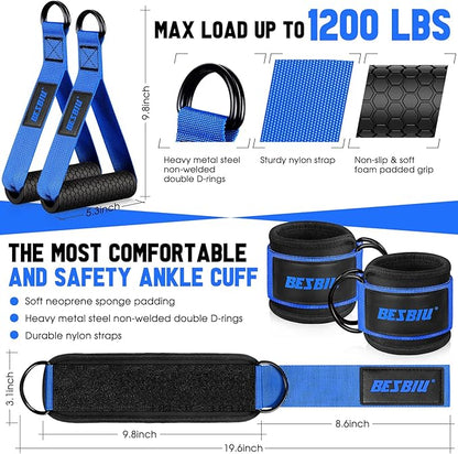 Heavy Resistance Bands for Working Out, 300lbs/360lb/420lb Exercise Bands Workout Bands with