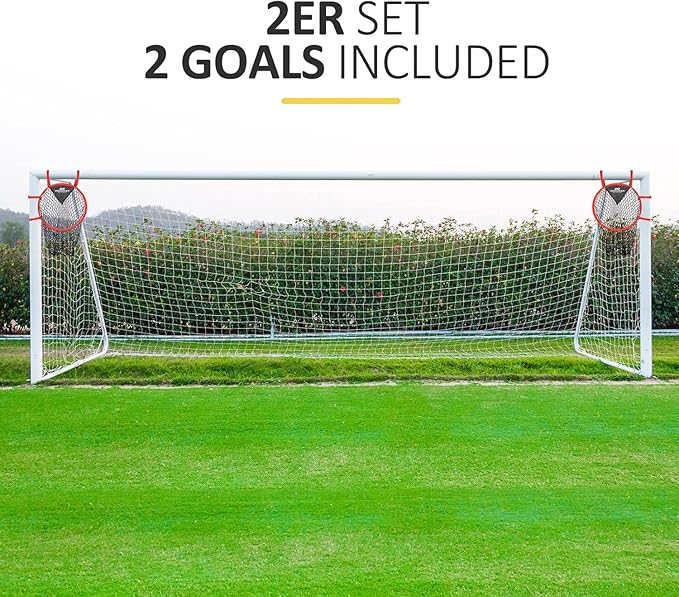 PodiuMax Top Bins Soccer Target Goal, Easy to Attach and Detach to The Goal, Set of 2, for Shooting