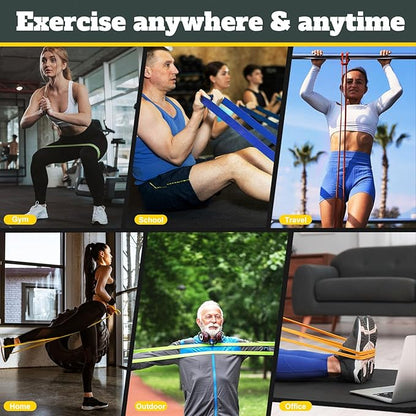 Exercise Bands Resistance Bands for Working Out,Pull Up Bands Set,at Home Workout Equipment,Workout