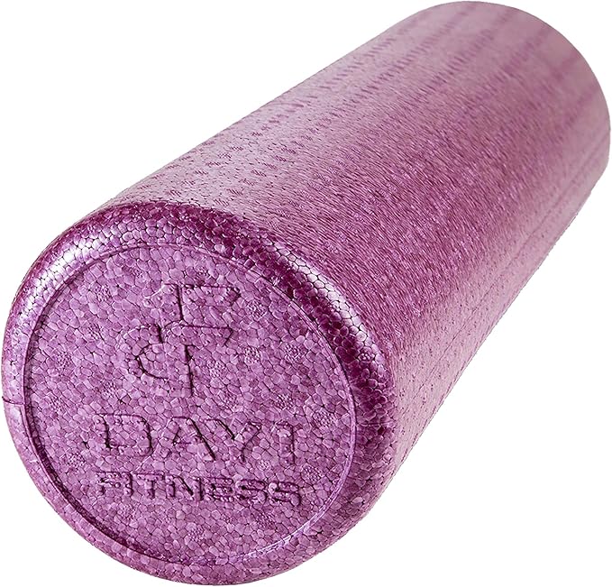 High-Density Round Foam Rollers - 4 Size and 8 Color Options - Massage Rollers for Stretching, Deep