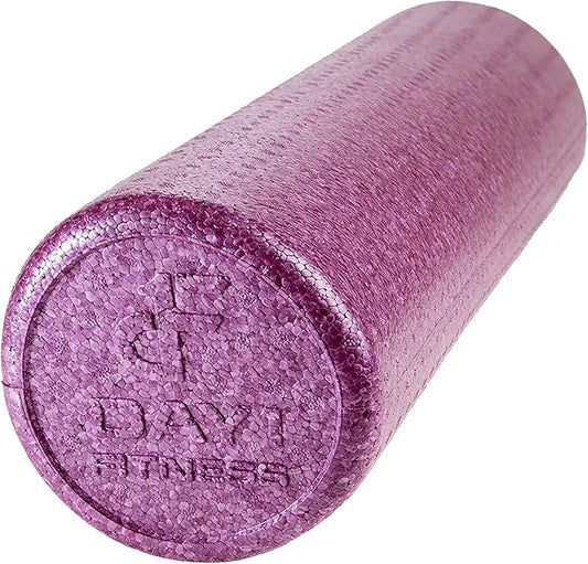 High-Density Round Foam Rollers - 4 Size and 8 Color Options - Massage Rollers for Stretching, Deep