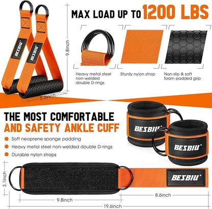 Heavy Resistance Bands for Working Out, 300lbs/360lb/420lb Exercise Bands Workout Bands with